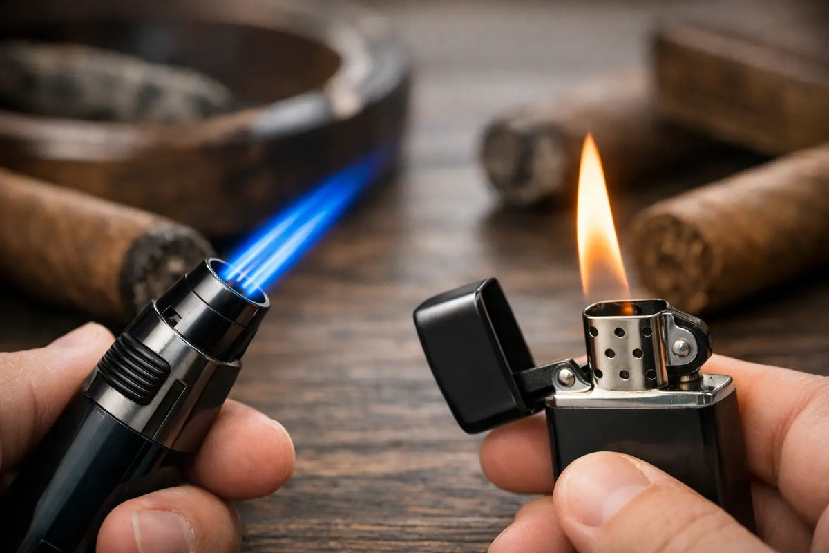 Torch Lighter vs Soft Flame for Better Cigars