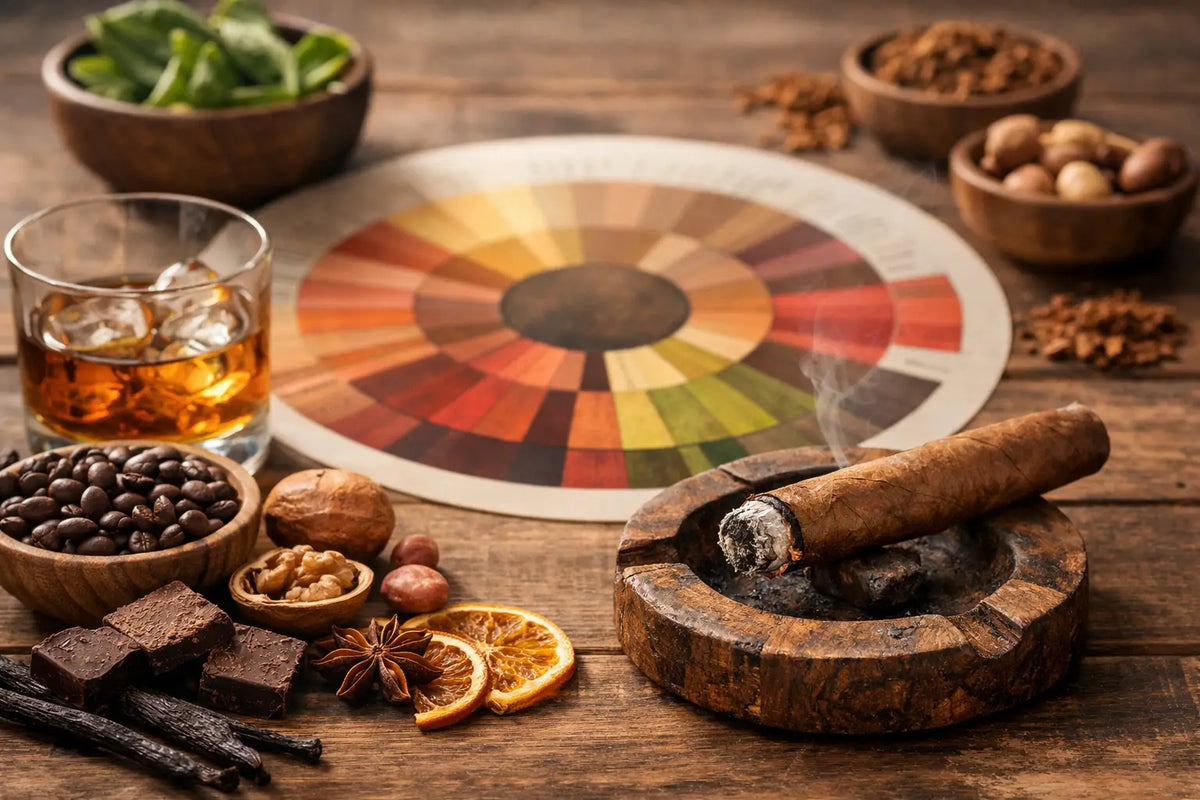Cigar Flavor Wheel Explained Simply