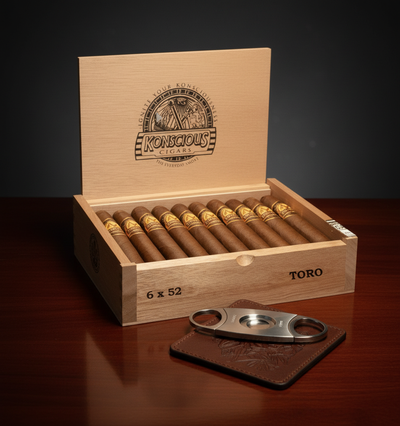 Konscious Cigars Toro Habano | Medium-Full Boutique Cigar 6x52