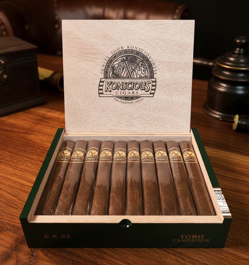 Konscious Cigars Cameroon | Medium-Body Boutique Toro 6" | Estelí Nicaragua
