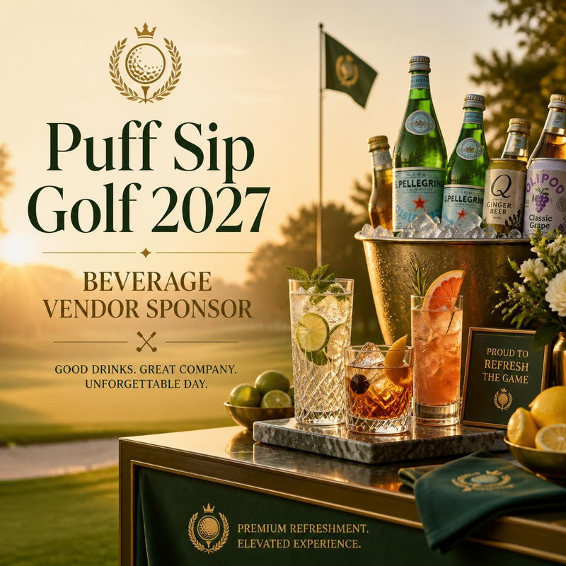 Puff Sip Golf 2027 – Beverage Vendor Sponsor