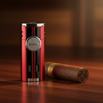 XIKAR HP4 Quad Flame Cigar Lighter | 4 Angled Jets | Pull-Down Ignition - Image 3
