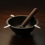 Stinky Cigar Original Ashtray | Windproof Deep Bowl | 4 Stirrups | Indoor & Outdoor - Image 2