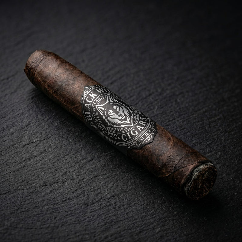 Black Wolf - Maduro Box Press 6x60