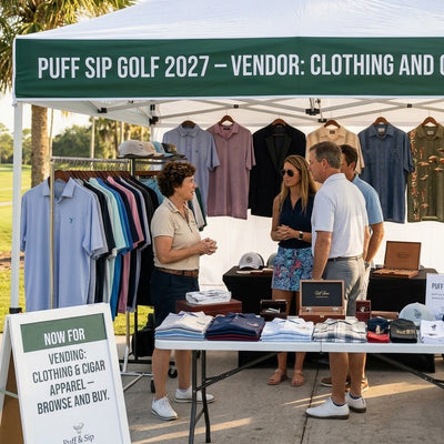 Puff Sip Golf 2027 – Vendor (Clothing and Cigar Apparel)